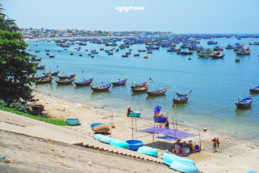 เที่ยวเวียดนาม vnjoytravel vietham บิ่นห์ถ่วน หมูยแน้ มุยเน่ Binh Thuan Mui Ne Muine หมู่บ้านชาวประมง fishing village