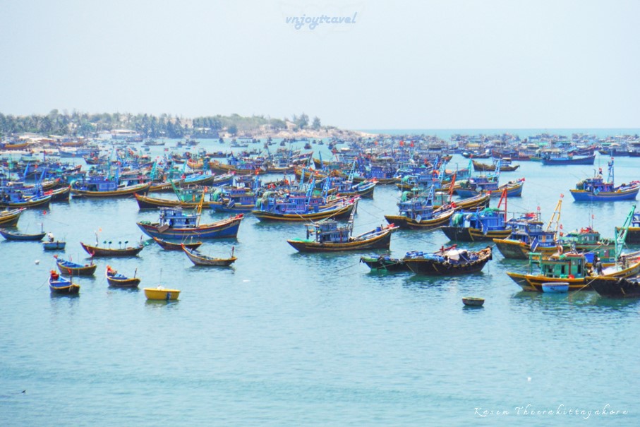 เที่ยวเวียดนาม vnjoytravel vietham บิ่นห์ถ่วน หมูยแน้ มุยเน่ Binh Thuan Mui Ne Muine หมู่บ้านชาวประมง fishing village
