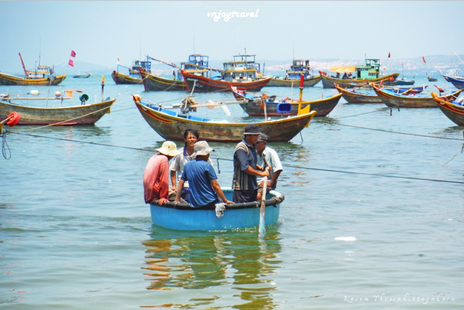 เที่ยวเวียดนาม vnjoytravel vietham บิ่นห์ถ่วน หมูยแน้ มุยเน่ Binh Thuan Mui Ne Muine หมู่บ้านชาวประมง fishing village