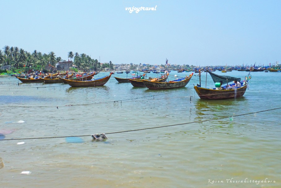 เที่ยวเวียดนาม vnjoytravel vietham บิ่นห์ถ่วน หมูยแน้ มุยเน่ Binh Thuan Mui Ne Muine หมู่บ้านชาวประมง fishing village
