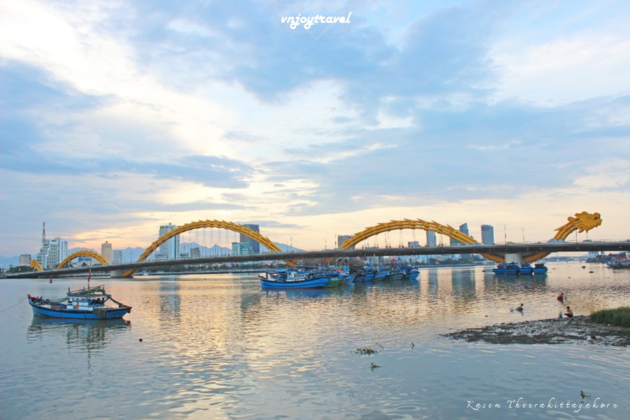 เที่ยวเวียดนาม vnjoytravel vietnam ดานัง  Danang Da Nang สะพานมังกร cau rong dragon bridge