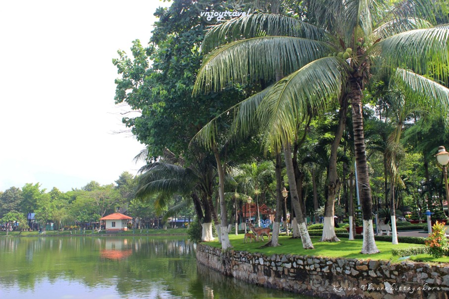 เที่ยวเวียดนาม vnjoytravel vietham ด่งนาย Dongnai Dong Nai สวนสาธารณะเบียนหุ่ง cong vien bien hung