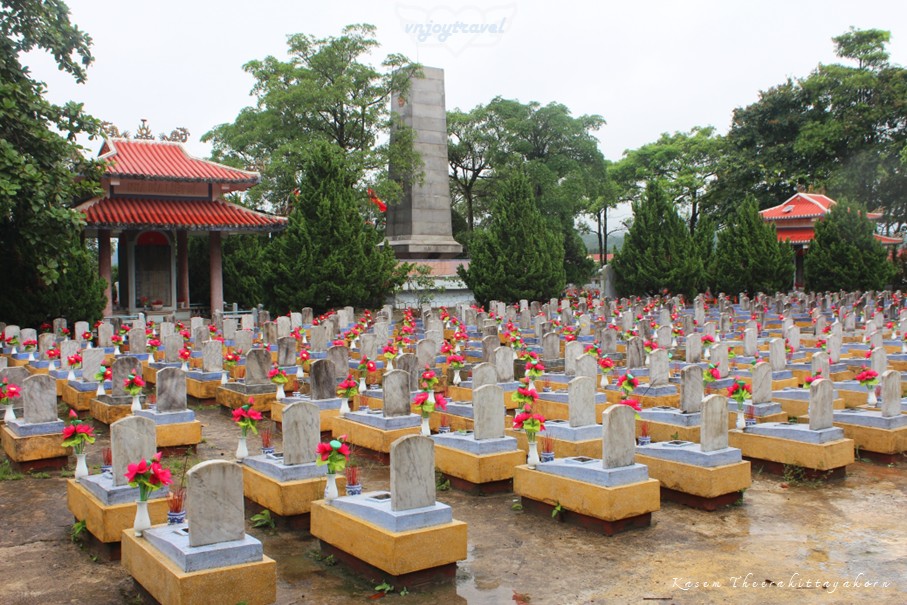 เที่ยวเวียดนาม vnjoytravel vietnam กว๋างจิ Quang Tri หอคอย  แคซานห์ เคซาน bao thap khe sanh tower