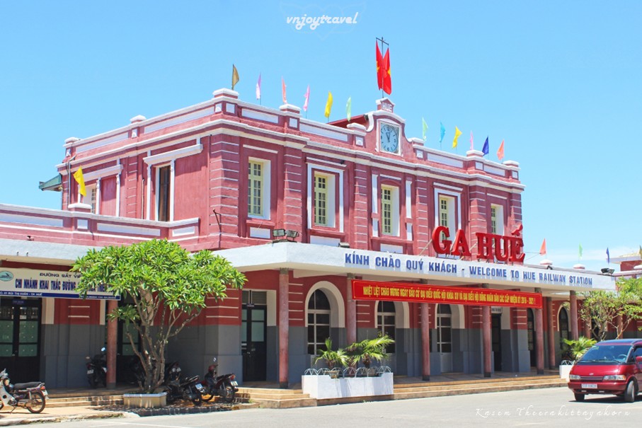 เที่ยวเวียดนาม vnjoytravel vietnam เถื่อเทียน เว้  thua thien hue สถานีรถไฟเว้ ga hue railway station