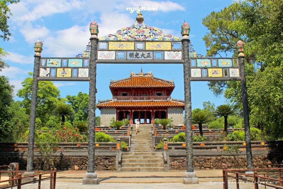 เที่ยวเวียดนาม vnjoytravel vietnam เถื่อเทียน เว้  thua thien hue จักรพรรดิ สุสานกษัตริย์มินห์หม่าง lang minh mang mausoleum tomb
