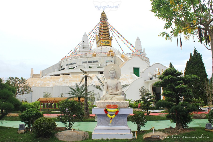 เที่ยวเวียดนาม vnjoytravel vietnam หวินห์ฟุก vinh phuc ตามด๋าว tam dao เจดีย์มันด่าลา เตยเทียน dai bao thap man da la tay thien great stupa