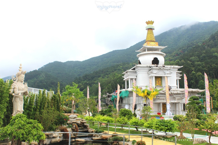 เที่ยวเวียดนาม vnjoytravel vietnam หวินห์ฟุก vinh phuc ตามด๋าว tam dao เจดีย์มันด่าลา เตยเทียน dai bao thap man da la tay thien great stupa