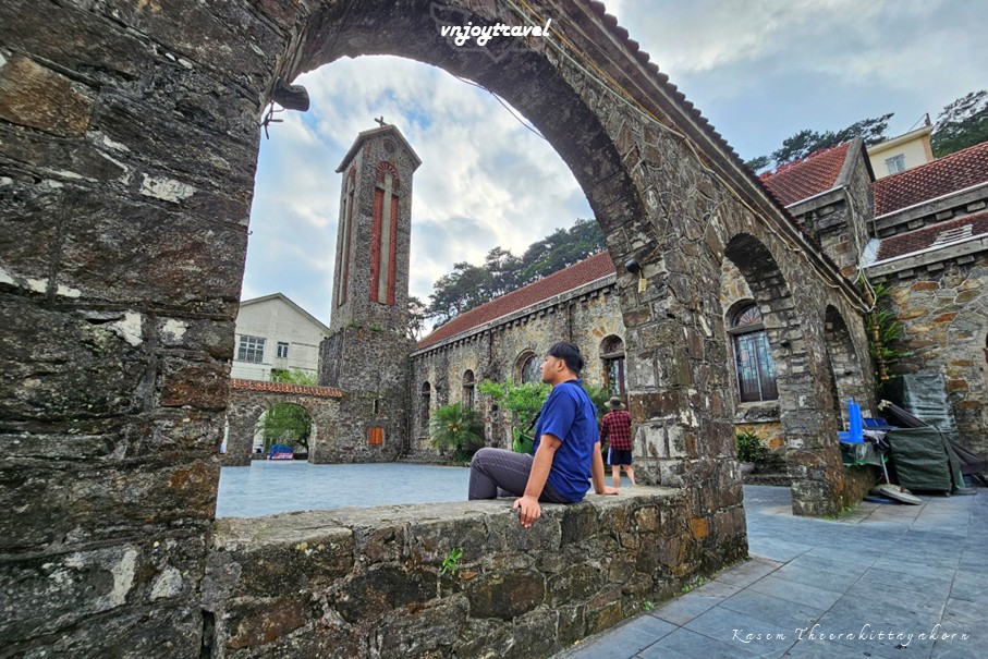 เที่ยวเวียดนาม vnjoytravel vietnam หวินห์ฟุก vinh phuc ตามด๋าว tam dao โบสถ์หิน nha tho da tamdao stone church