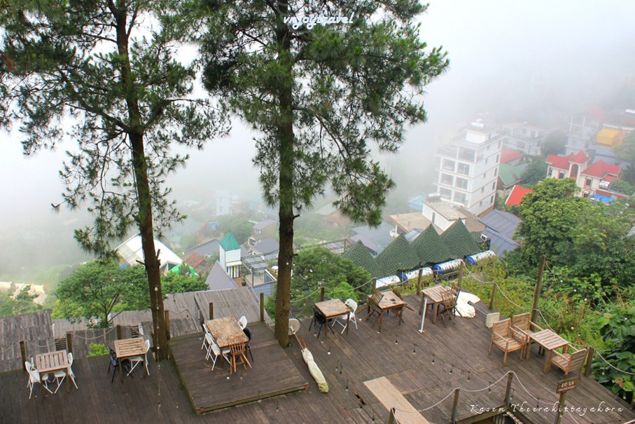 เที่ยวเวียดนาม vnjoytravel vietnam หวินห์ฟุก vinh phuc ตามด๋าว tam dao คาเฟ่ tiem cafe co la