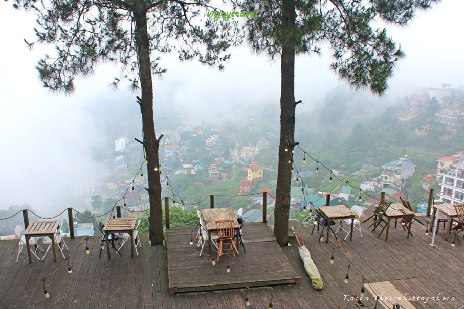 เที่ยวเวียดนาม vnjoytravel vietnam หวินห์ฟุก vinh phuc ตามด๋าว tam dao คาเฟ่ tiem cafe co la