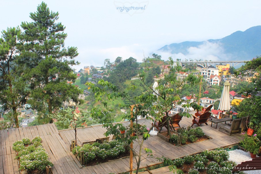 เที่ยวเวียดนาม vnjoytravel vietnam หวินห์ฟุก vinh phuc ตามด๋าว tam dao คาเฟ่ tiem cafe co la